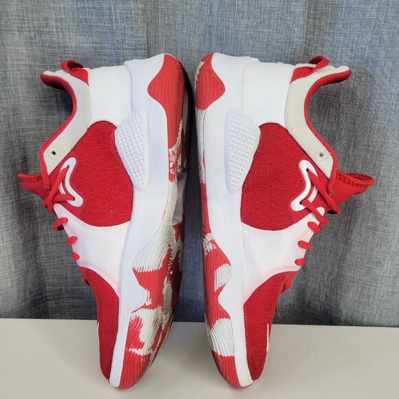 Nike PG 5 TB University Red White Men's Size 9 DA7758-600 - Picture 6 of 9